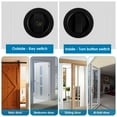 thumbnail image 4 of Bed/Bath Pocket Door Lock and Pull  Privacy Door Lock with Key Recessed 2 Sided Invisible Sliding Door Locks Hardware for 1 3/8 Inch to 1 15/16 Inch Thickness Door, 4 of 10