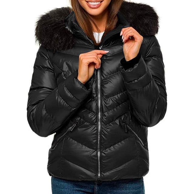 Chamarra Termica Para Mujer Shendy Vendy Desmontable Peluche De Invierno