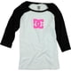 thumbnail image 1 of DC Womens Shoes Bright Baseball Sleeve Graphic Camiseta, Blanco, X-Large DC Comics Camiseta gráfica, 1 of 1