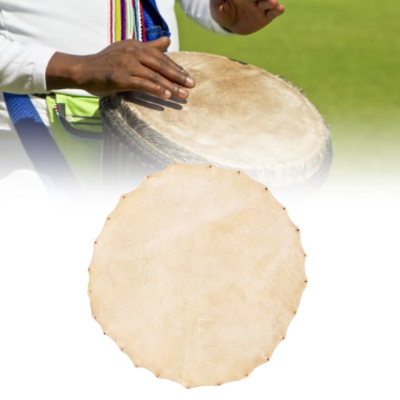 Cabeza de Tambor de Bongo, Mantenga la Autenticidad de Reemplazo de la Piel de Cabra del Tambor de Tambor de Alta Tensión Tritono Transparente para Djembe