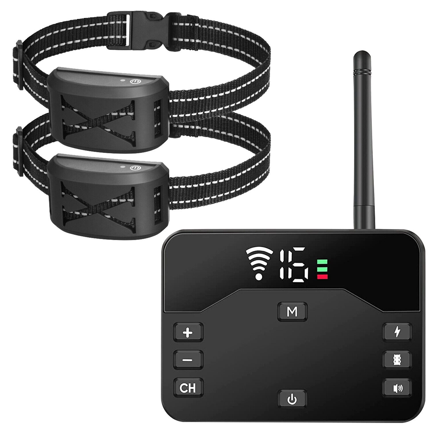 Audessy Wireless Dog Fence For 2 Dogs,Electric Fence for Dogs 2 in 1 Wireless Dog Fence Collar Pet Containment System
