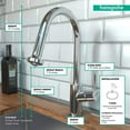 thumbnail image 4 of Hansgrohe 4286000 Talis S 2 Prep Kitchen Faucet with 2-Spray Pull Down in Chrome, 4 of 4