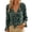 Dark Green, variant on Women T-Shirts Elegant Knit V Neck Tie Front Blouse With Ruffle Trim For Loose Fit Knit Tops Casual Everyday Wear Vacation Solid Color Streetwear