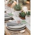 thumbnail image 6 of Sage Green Grey Ombre Cloth Napkins Washable Set of 8, Modern Abstract Art Aesthetics Reusable Dinner Table Napkins Cloth Bulk for Weddings Kitchen Restaurants Hotel Events Parties 20 x 20 Inch, 6 of 9