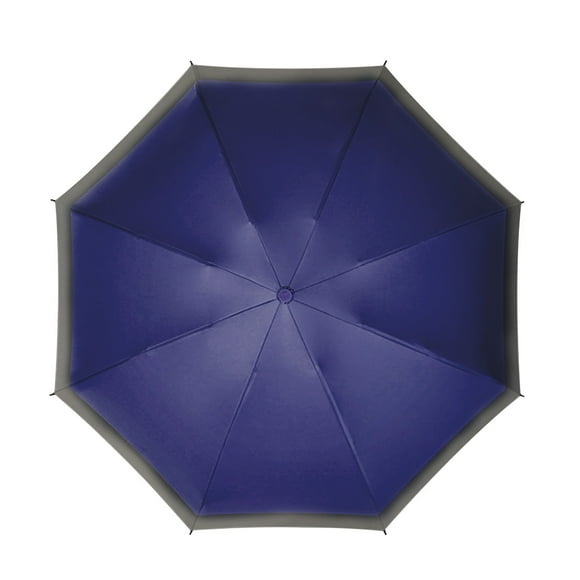 Kyusrd Aubaines d'Été pour Terrasse Extérieure! Parapluie de Voyage Portable Coupe-Vent Compact avec Lampe de Poche LED, Poignée, Parapluie Auto avec Ruban Réfléchissant, Parapluie en Alliage d'Aluminium