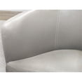 thumbnail image 6 of Maklaine Steamboat Ice All Italian Leather Swivel Club Chair, 6 of 9