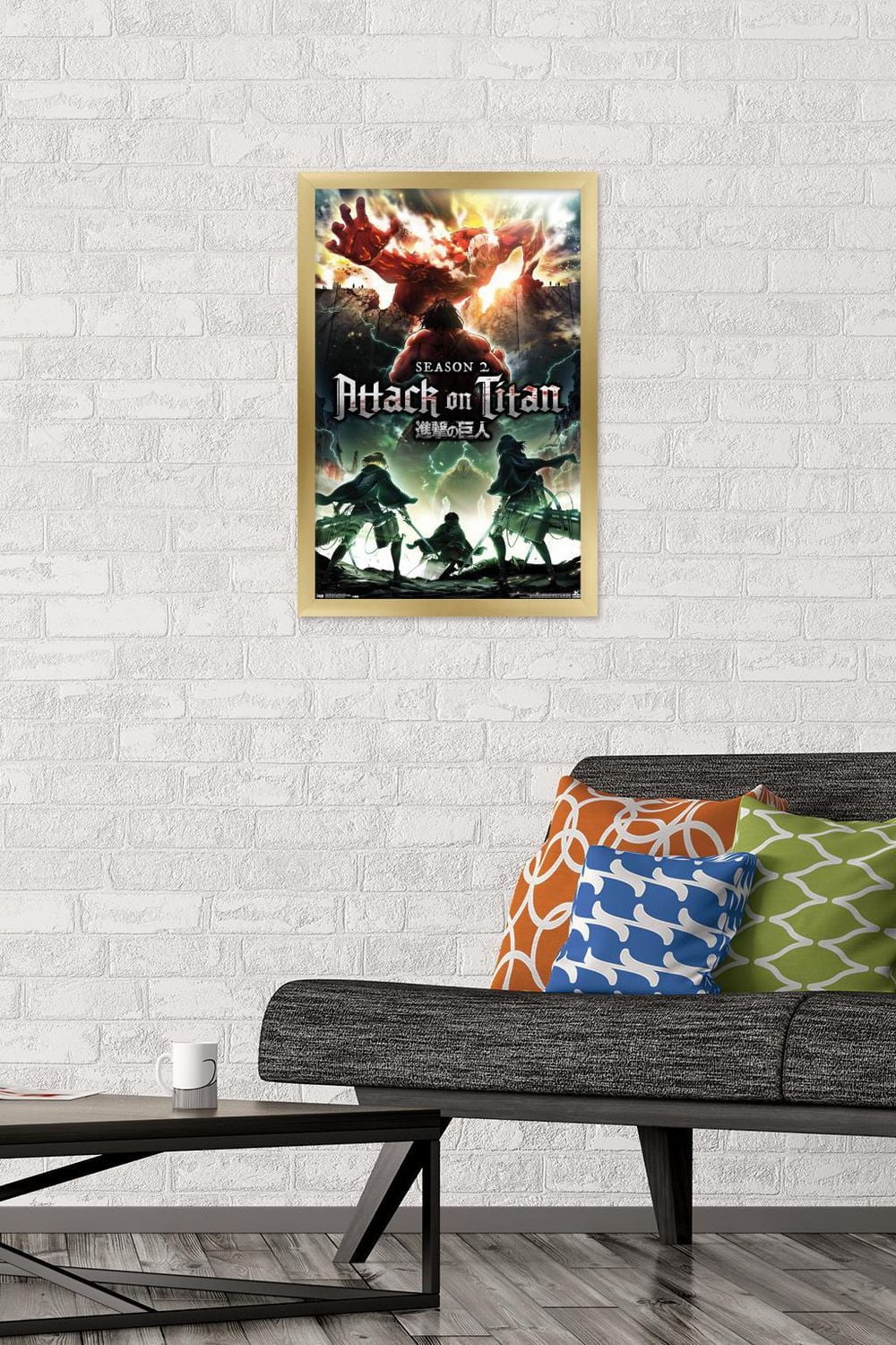 Attack on Titan - Season 2 Teaser One Sheet Wall Poster, 22.375" x 34"
