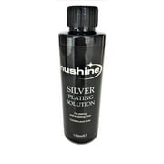 Nushine Silver Plating Solution 5.1 Oz (150ml) - Permanently Plate Pure Silver onto Worn Silver, Brass, Copper and Bronze (Ecofriendly Formula)