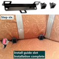 thumbnail image 4 of Universal Car Child Seat Restraint Anchor Mounting Kit for ISOFIX Belt Connector Replacement for Fo, 4 of 5