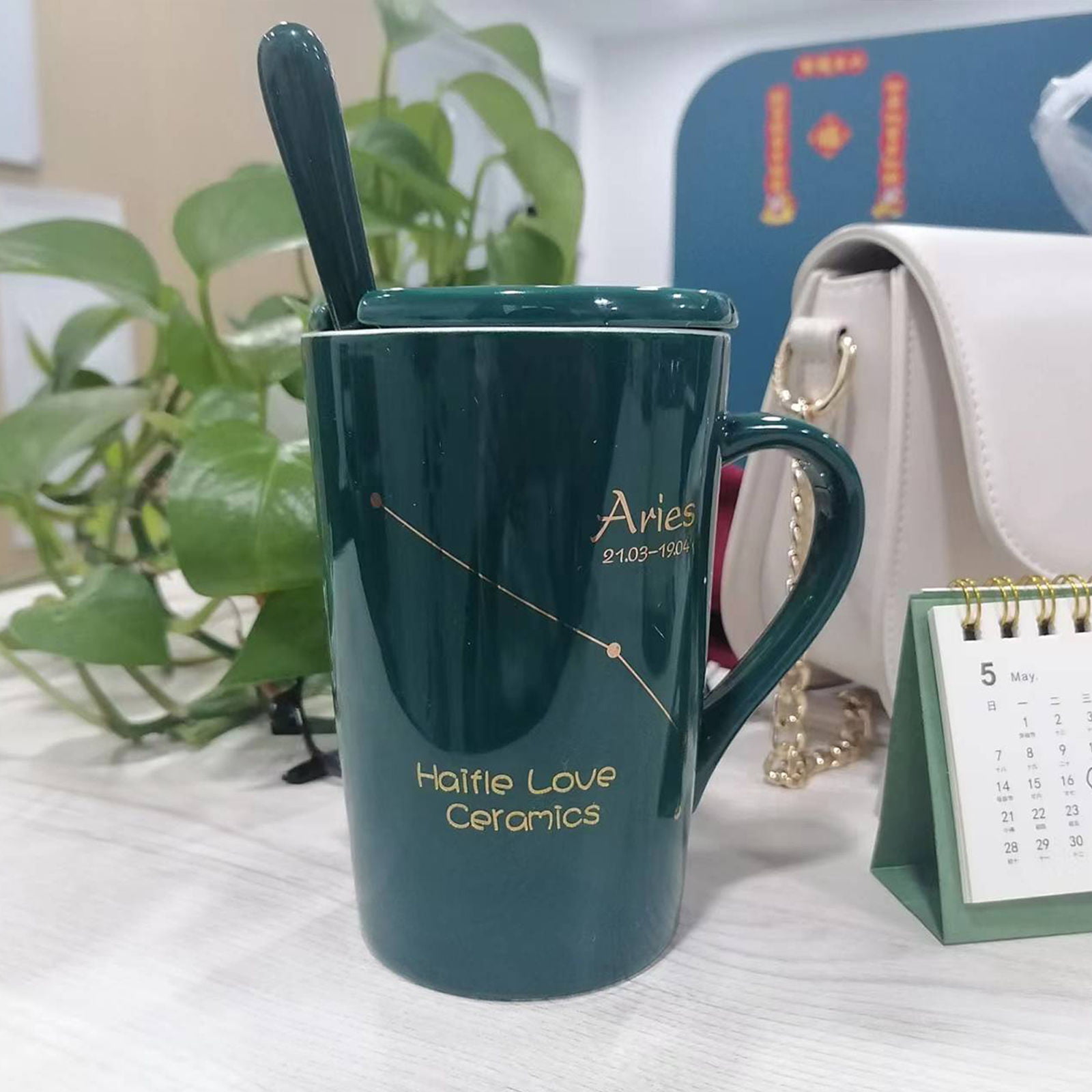 ceramic coffee mug with lid - ceramic travel mug with lid - dishwasher safe  mug - ceramic mug with l…See more ceramic coffee mug with lid - ceramic