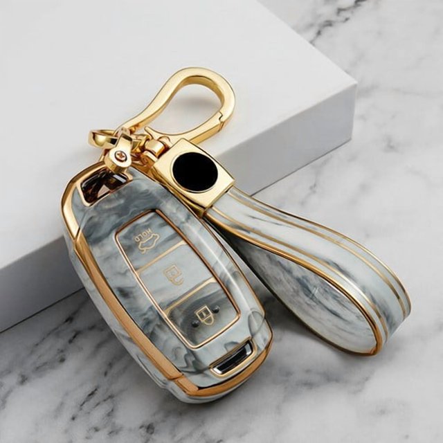 Car Key Fob Cover Case Protector Jade Style TPU Car Key Fob Case Cover 3 Buttons For Hyundai Veloster 2017-2019