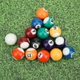 thumbnail image 2 of Mini Pool Table Accesssory Billiard Ball, Eco-Friendly Polyester Resin Resin Billiard Ball, Mini Resin Billiards For Game Rooms Sports Recreation Games, 2 of 8