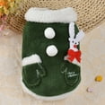 thumbnail image 5 of Pet Christmas and Halloween Costume | Festive Elk Hooded Coat for Dogs - Winter Cotton Apparel, 5 of 8