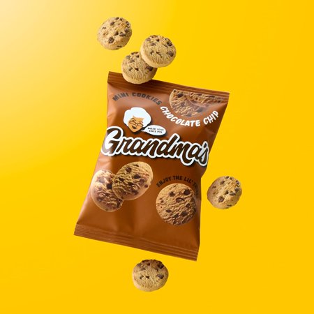 GRANDMA’S GRANDMA’S MINI COOKIES, CHOCOLATE CHIP COOKIES, 1.55OZ BAG, (SINGLE PACK) (PACKAGING MAY VARY)​  ​