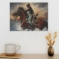 thumbnail image 3 of ADALE African American Buffalo Soldier Posters and Wall Art Picture Decor Canvas Prints Unframed 16x24 Inch, 3 of 6