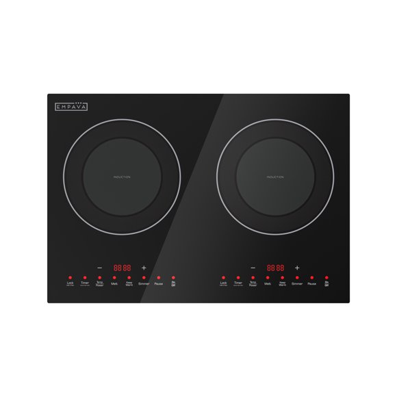13-in Portable Dual Heating Elements 1800-W Built-in Induction Cooktop 120-V