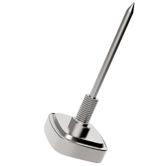 UPOUART Meat Thermometer Oven Safe Stainless Steel Black 1Pack for Cooking Baking Monitoring