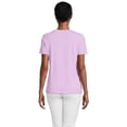 thumbnail image 2 of Lands' End Supima Cotton V-Neck T-Shirt, 2 of 3
