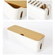 thumbnail image 5 of Caja Organizadora de Cables, Organizador de Cables para Escritorio, Cables de Tv, Regletas de Enchufes para Computadora y Laptop - Caja de Regleta de Enchufes Moderna para El Hogar y La Oficina, Sist, 5 of 7