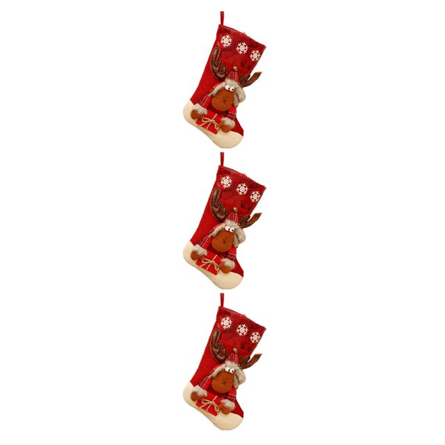 Yuarrent Colgante de calcetín de Navidad Calcetín Dulce Snack Colgando Bolsa de regalo Fiesta Año nuevo Adorno Familia Chimenea Árbol Estilo Type1 NO1 Yuarrent CBP162484