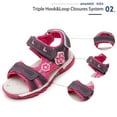 thumbnail image 3 of Ahannie Kids Girls Summer Outdoor Sandals, Toddler/Little Kid Open Toe Beach Sandal Shoes, 3 of 7
