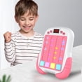 thumbnail image 1 of Consola de juegos de baile Juguete rítmico interactivo | Entrenamiento de Percepción y Coordinación Musical | Múltiples niveles de dificultad | Actividad entre padres e hijos | Rosa o azul | 6,14 x, 1 of 5