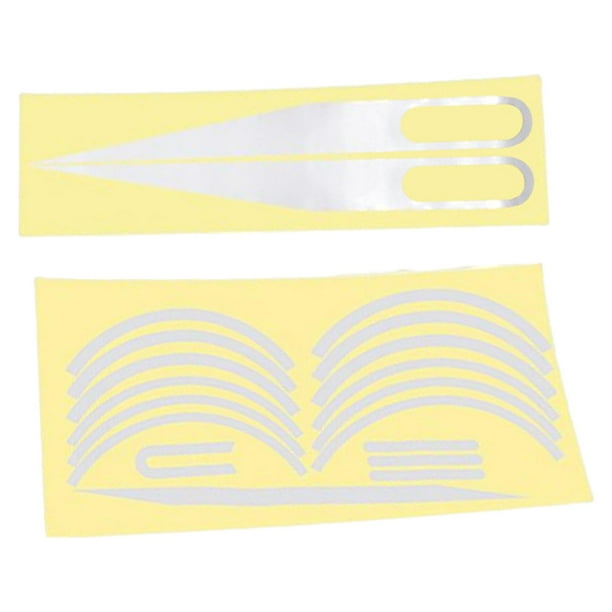Pegatinas reflectantes Sunnimix para Patinete eléctrico juego de seguridad Color blanco