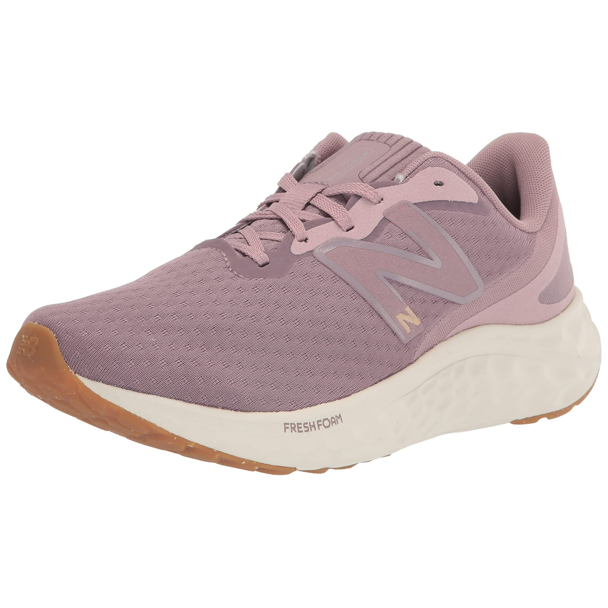 New Balance Women s Fresh Foam Arishi V4 Running Shoe Lilac Chalk Violet Shadow Light Gold Metallic 9.5 Wide Walmart