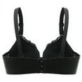 thumbnail image 4 of Women's Push Up Lace Bra Padded Add 2 Cups Support Underwire Lift Up Deep V Bra for Women Black 36, 4 of 6
