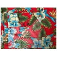 thumbnail image 5 of Hawaiian Shirt 47 Mens Allover Flower Beach Aloha Casual Holiday Red M, 5 of 7