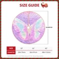 thumbnail image 2 of Sikiie Purple Sparkling Butterfly Christmas Tree Skirt, Christmas Tree Decorations, Christmas Decor, Tree Mat Decoration(30-48IN)-36", 2 of 6