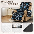 thumbnail image 3 of Yuyamidu Dog Paw Reclining Chair Covers Soft Stretch Recliner Chair Protector with Elastic Straps Breathable Lazyboy Covers Couch Chair Cover Gift for Friends, 3 of 7