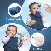 Forehead and Ear Thermometer for Baby, Fast Reading with Fever Alarm & Memories Recall