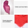 thumbnail image 5 of Cheers.US Women Lightweight Breathable Solid Color Soft Cotton Long Fashion Scarves Sun-proof Shawls Wrap, 5 of 5
