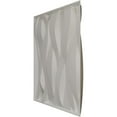 thumbnail image 4 of Ekena Millwork 19 5/8"W x 19 5/8"H Riverbank EnduraWall Decorative 3D Wall Panel, Universal Aged Metallic Weathered Steel (Covers 2.67 Sq. Ft.), 4 of 6