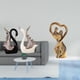 thumbnail image 2 of Figuras De Pareja De Cisnes, Esculturas De Cerámica, Adorno De Escritorio Para Regalo De Aniversario, Estante Para Amantes, Chimenea, Recuerdos Familiares, Día De San Valentín., 2 of 8