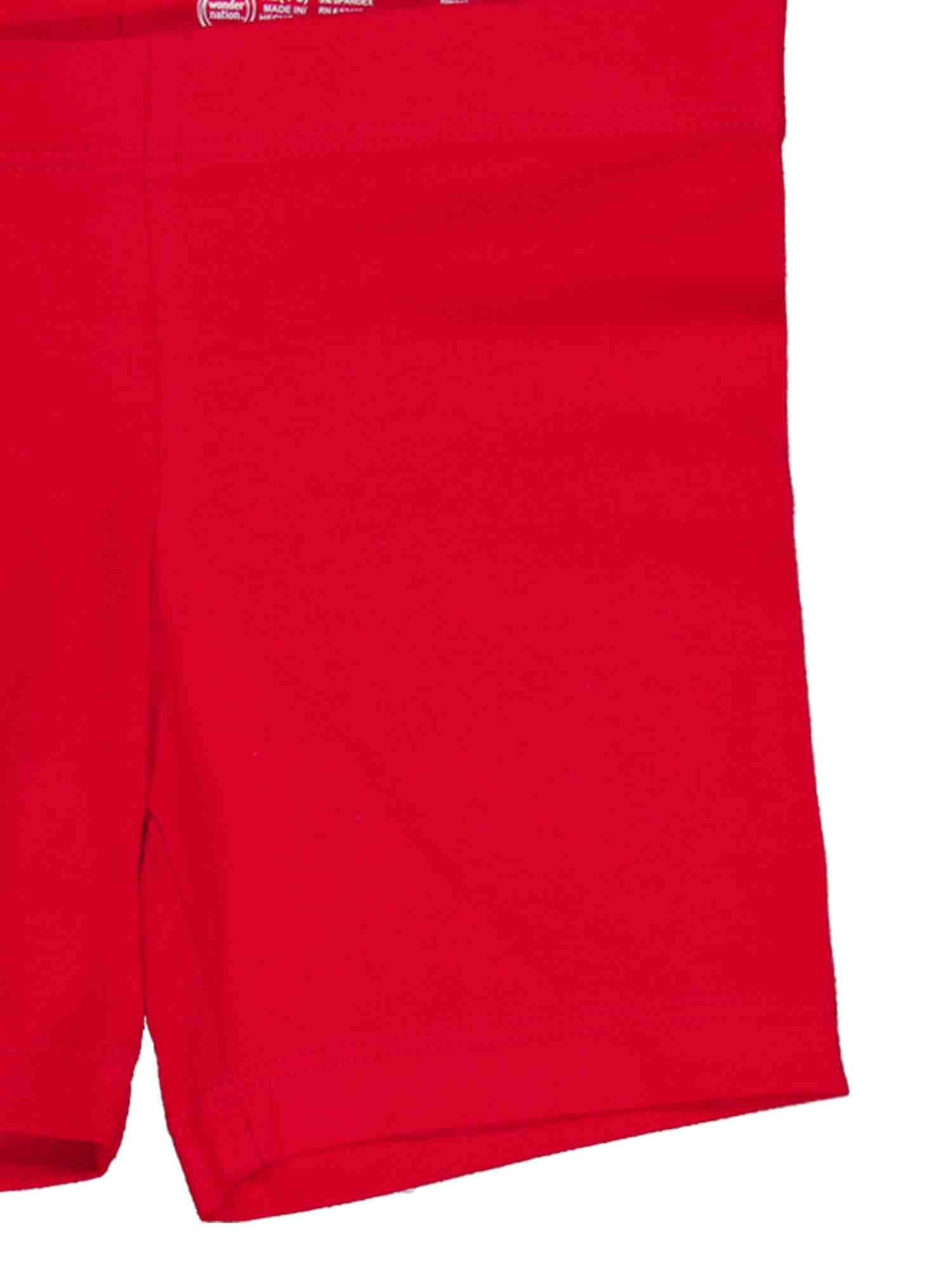 Wonder Nation Girls Bike Short, 2-Pack, Sizes 4-18 & Plus