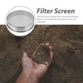 thumbnail image 4 of DECORNIJIA Round Metal Sieve Soil Sifting Tool for Home Users 1Pack, 4 of 8