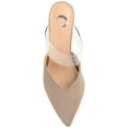 thumbnail image 5 of Journee Womens Ollie Mules Low Stiletto Pointed Toe Pumps, 5 of 10