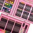 thumbnail image 3 of Art Set Sunnyglade Deluxe - Caja de madera (145 unidades), color rosa, 3 of 6