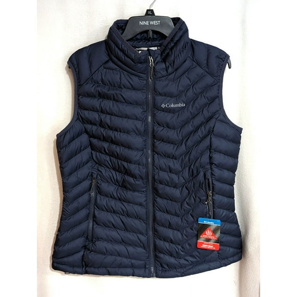 Columbia Women's Night Activity (Navy) Powder Full Thermal Vest (WK0052) Size XL