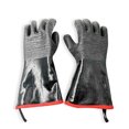 thumbnail image 3 of Neopreno Caucho Mits Mitts Carne de pollo Guantes resistentes al calor Restaurante Hogar Panadería Aislamiento térmico Tostado 18 pulgadas de grosor tipo 1 par. Methold HA010964-04, 3 of 6