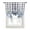 Blue Gray, variant on Blue Pumpkins Fall Thanksgiving Tie Up Curtains for Kitchen Bathroom Bedroom Windows 45 Inch Length, Black Plaid Watercolor Balloon Drape Curtains Shade Rod Pocket Drapery Curtain Panel, 42"x45"