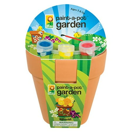 Kids Paint A Pot Garden Kit Flower Pot Decorating Kit For Kids By