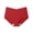 Red, variant on Women's High Waist Deep V Seamless Ice Silk Panties Breathable Sportswear Casual Daily Underwear Red XXL