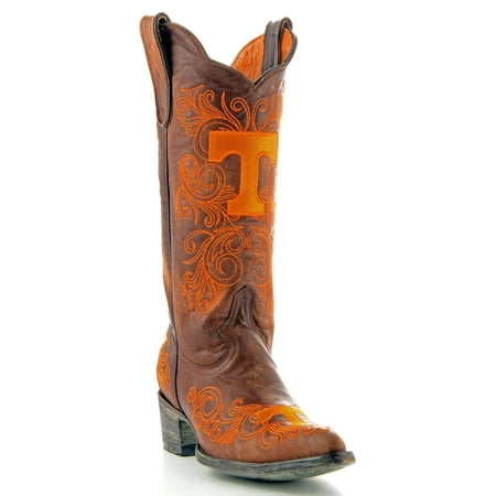 Gameday Womens 13" Leather University Of Tennessee Cowboy Boots
