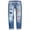 Blue, variant on Vedolay Ladies Pants Denim Pants Summer Mid Waist Ripped Jeans Dark Blue,3XL