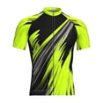 thumbnail image 2 of Yaoyar Men's Cycling Bike Jersey Short Sleeve with 3 Rear Pockets- Moisture Wicking, Breathable, Quick Dry Biking Shirt, 2 of 4