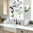 thumbnail image 5 of Chinese Painting Balloon Curtains 63 Inch Length for Living Room/Bedroom, Traditional Culture Cool Bird Tree Branch Rod Pocket Privacy Door Curtains Decorative Tie Up Shade for Window 52"x63", 5 of 8