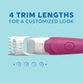 thumbnail image 5 of Schick Hydro Silk TrimStyle Razor with Bikini Trimmer for Women – 1 Handle, 1 Refill & 1 Battery, 5 of 11